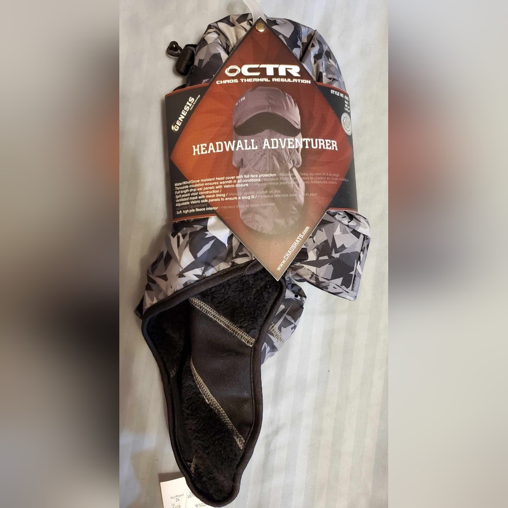 New Thermal Headwear Mask - Extreme Weather - Rated To -60